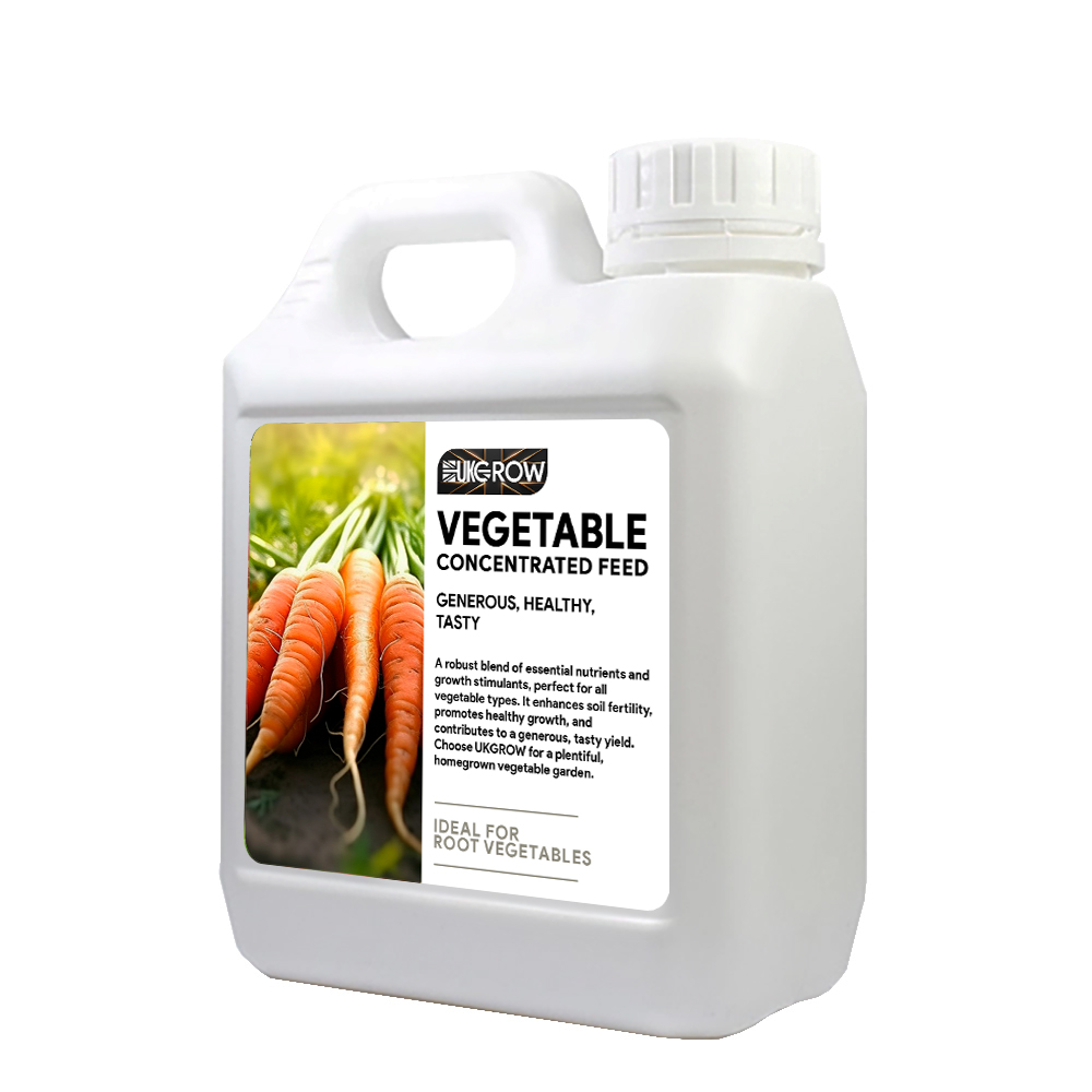 UKGROW Vegetable Feed bottle, your comprehensive solution for a bountiful vegetable harvest.